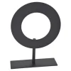 LOFT42 Joris Ornament op voet - Zwart Metaal Ø25cm