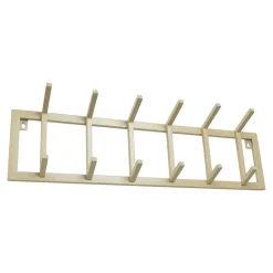 Loft24 LOFT42 Kapstok Jaimy Single - Beige – Metaal – 6 dubbele haken - 80x24x12 Online