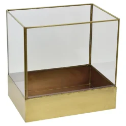 Loft24 LOFT42 Liva Large Windlicht - Goud - Metaal - 30x21x30 Sale