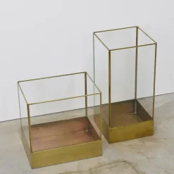 Loft24 LOFT42 Liva Large Windlicht - Goud - Metaal - 30x21x30 Sale