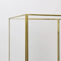 Loft24 LOFT42 Liva Large Windlicht - Goud - Metaal - 30x21x30 Sale