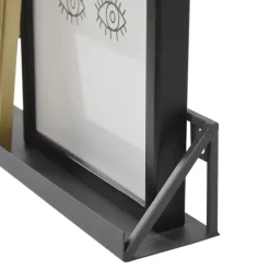 Loft24 LOFT42 Pictured Fotoplank - Metaal - Mat Zwart - 8x110x8 Online