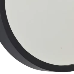 Loft24 LOFT42 Spiegel Sona2 - Organische vorm - Metaal - Zwart - 62x38 Clearance