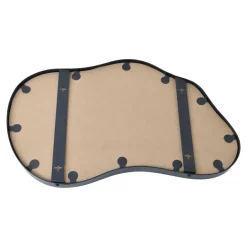 Loft24 LOFT42 Spiegel Sona1 - Organische vorm - Metaal - Zwart - 67x36