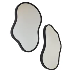 Loft24 LOFT42 Spiegel Sona1 - Organische vorm - Metaal - Zwart - 67x36