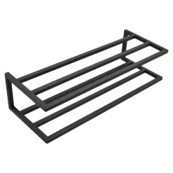 Loft24 LOFT42 Stora Wandschoenenrek Dubbel - Metaal - Zwart Clearance