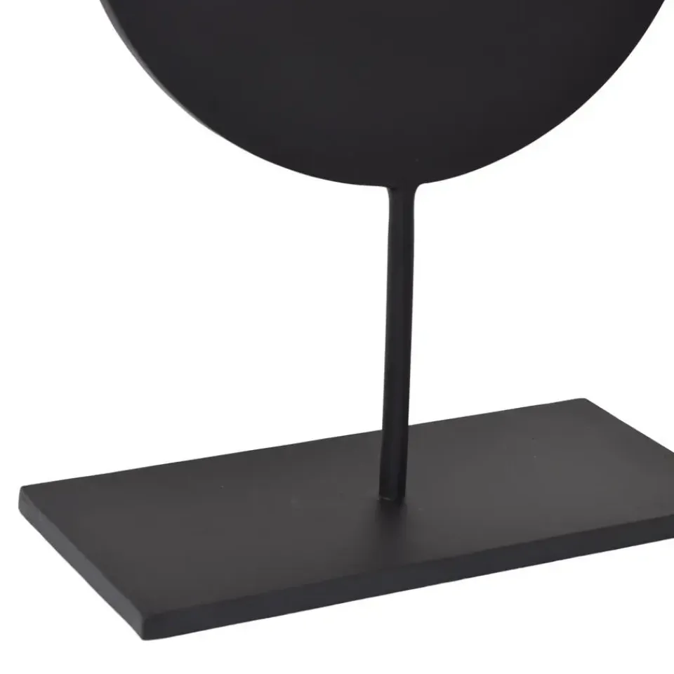 Loft24 LOFT42 Tafelklok Ben - Zwart - Metaal - 38x25x12 Online