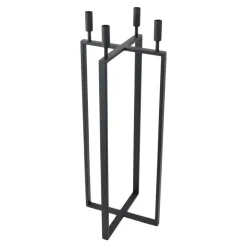 Loft24 LOFT42 Vloerkandelaar Birk 4 kaarsen - Zwart metaal Hot