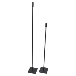 Loft24 LOFT42 Vloerkandelaar Set Eve vierkant - Zwart metaal New