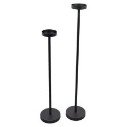 Loft24 LOFT42 Vloerkandelaar Set Eve Rond - Zwart metaal Online