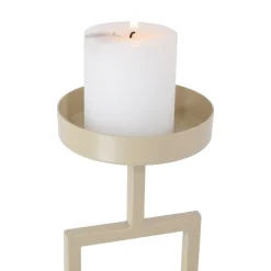 Loft24 LOFT42 Vloerkandelaar Set Flame - Beige metaal Online