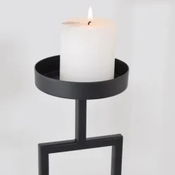 Loft24 LOFT42 Vloerkandelaar Set Flame - Zwart metaal Clearance