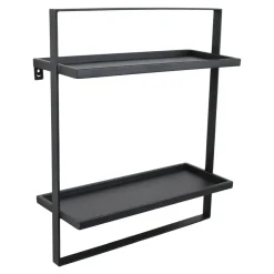 Loft24 LOFT42 Wandrek Dymo - Zwart – Metaal – 60x50x15 Online