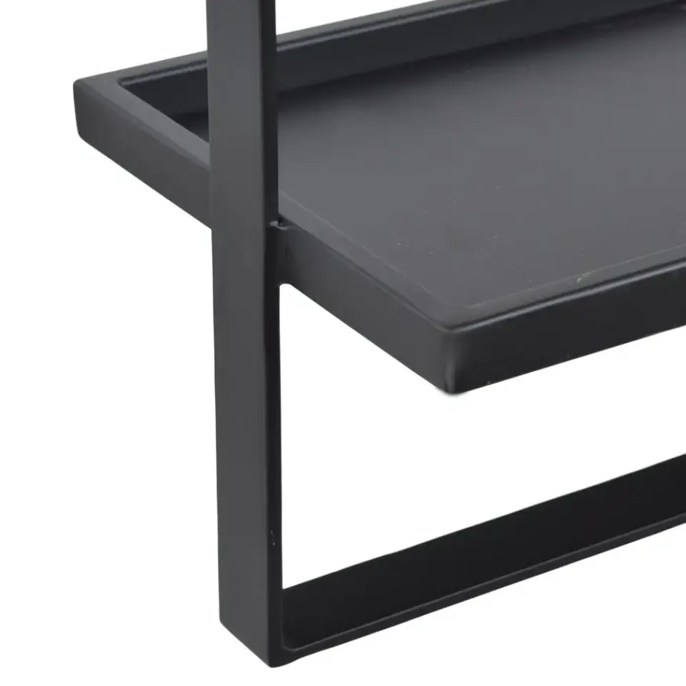 Loft24 LOFT42 Wandrek Dymo - Zwart – Metaal – 60x50x15 Online