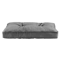 Leen Bakker Loungekussen Florence rug - grijs - 60x43 cm