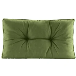 Leen Bakker Loungekussen Florence rug donkergroen 60x43 cm Outlet