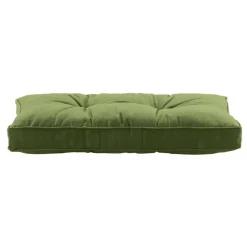 Leen Bakker Loungekussen Florence rug donkergroen 60x43 cm Outlet