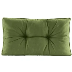 Leen Bakker Loungekussen Florence rug - donkergroen - 73x43 cm Online