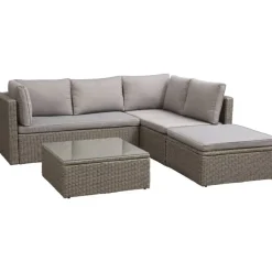 Leen Bakker Loungeset Narbonne - antraciet Outlet