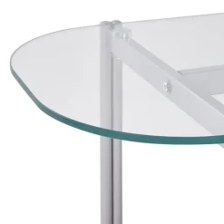 Leen Bakker LOVELL - Sidetable - Lichtbruin/Zilver - Hout Sale