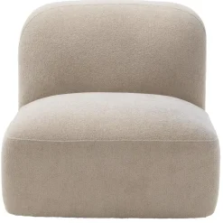Giga Meubel Loveseat Stof Taupe - Zitbreedte 76cm - 76x106x75cm - Mary Online