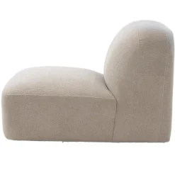 Giga Meubel Loveseat Stof Taupe - Zitbreedte 76cm - 76x106x75cm - Mary Online
