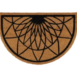 Luance Cozy Step Deurmat - anti slip - half maan - 60 x 40 cm Online