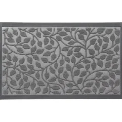 Luance Deurmat - donkergrijs - rubber - rechthoek - 75 x 45 cm