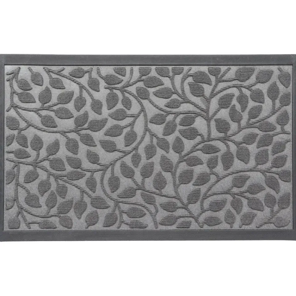 Luance Deurmat - donkergrijs - rubber - rechthoek - 75 x 45 cm