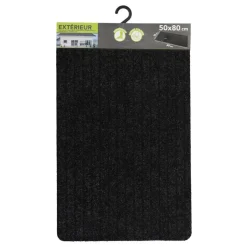 Luance Deurmat Chloe - zwart - polypropyleen/latex - 50 x 80 cm Outlet