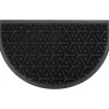 Luance Deurmat Wilson - zwart - rubber - halve maan - 75 x 44 cm Online