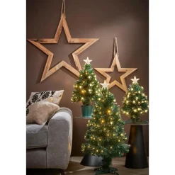 Luca Lighting Mercury Kunstkerstboom - Fibre Optic - H45 x Ø25 cm