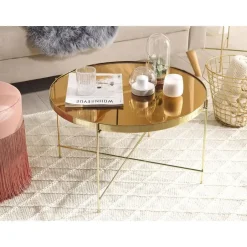 Beliani LUCEA - Salontafel - Goud - IJzer Best