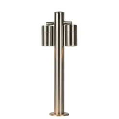 Lucide ARNE-LED Sokkellamp - Mat chroom Online