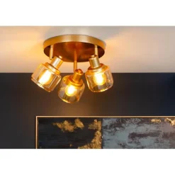 Lucide BJORN Plafondspot - Mat Goud / Messing Hot