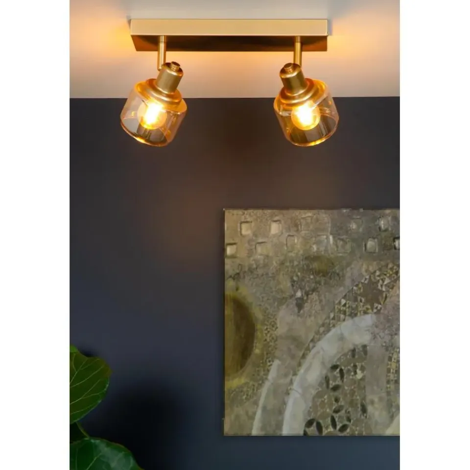 Lucide BJORN Plafondspot - Mat Goud / Messing Hot