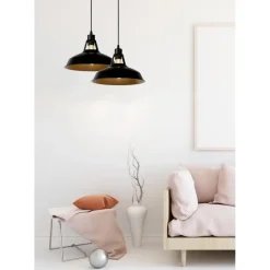 Lucide BRASSY-BIS Hanglamp - Zwart Discount