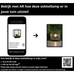 Lucide CLAIRE Sokkellamp - Antraciet Hot