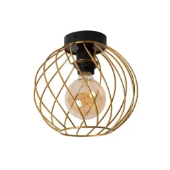 Lucide DANZA Plafonnière - Mat Goud / Messing