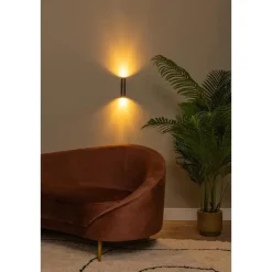 Lucide DUPLA Wandspot - Koffie Best