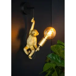 Lucide EXTRAVAGANZA CHIMP Wandlamp - Zwart Best