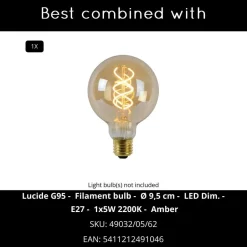 Lucide EXTRAVAGANZA CHIMP Wandlamp - Zwart Best