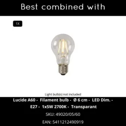 Lucide FIGO Wandlamp - Zwart Hot