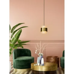 Lucide FIRMIN Hanglamp - Mat Goud / Messing Hot