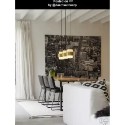 Lucide FIRMIN Hanglamp - Mat Goud / Messing Best