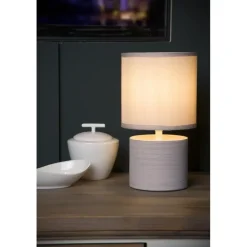 Lucide GREASBY Tafellamp - Beige Hot