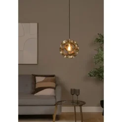 Lucide HANNELORE Hanglamp - Mat Goud / Messing Discount