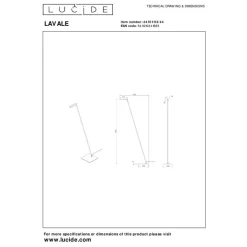 Lucide LAVALE Leeslamp - Okergeel Sale