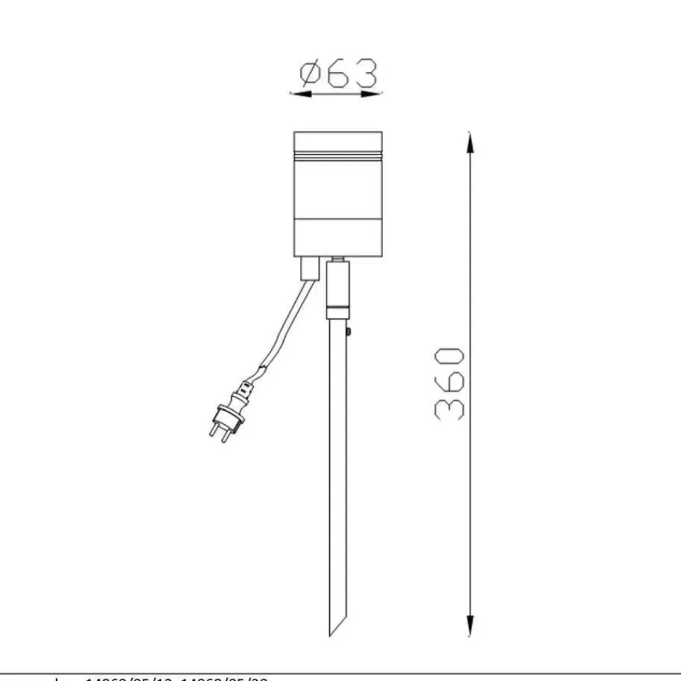 Lucide LED tuinspot ARNE IP44 - zwart - Ø6,3 cm Best
