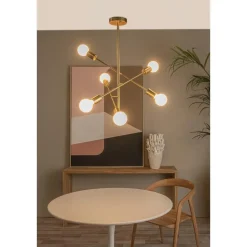 Lucide LESTER Plafonnière - Mat Goud / Messing Sale